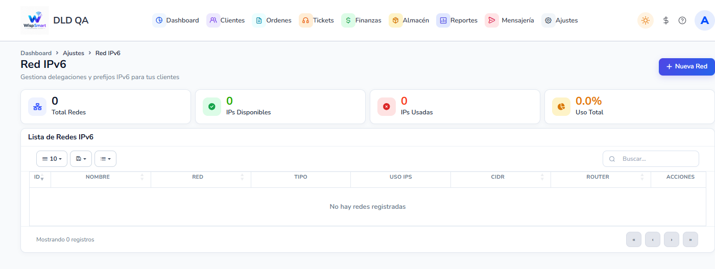 Vista: Red IPv6
